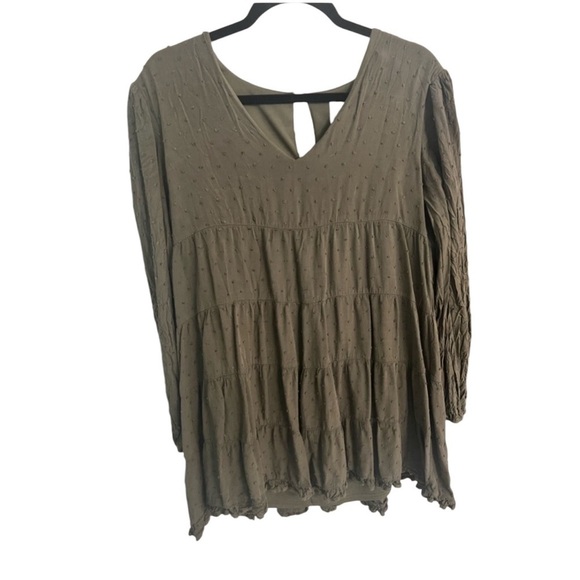 Blue Rain Olive Long Sleeve Mini Dress
Size Medium - Picture 1 of 4